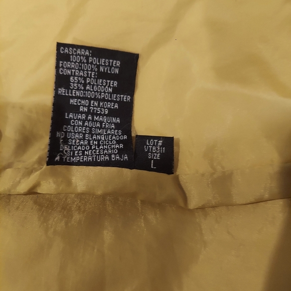 Nordic Lights Vintage Yellow quilted Jacket, Large - Picture 10 of 10